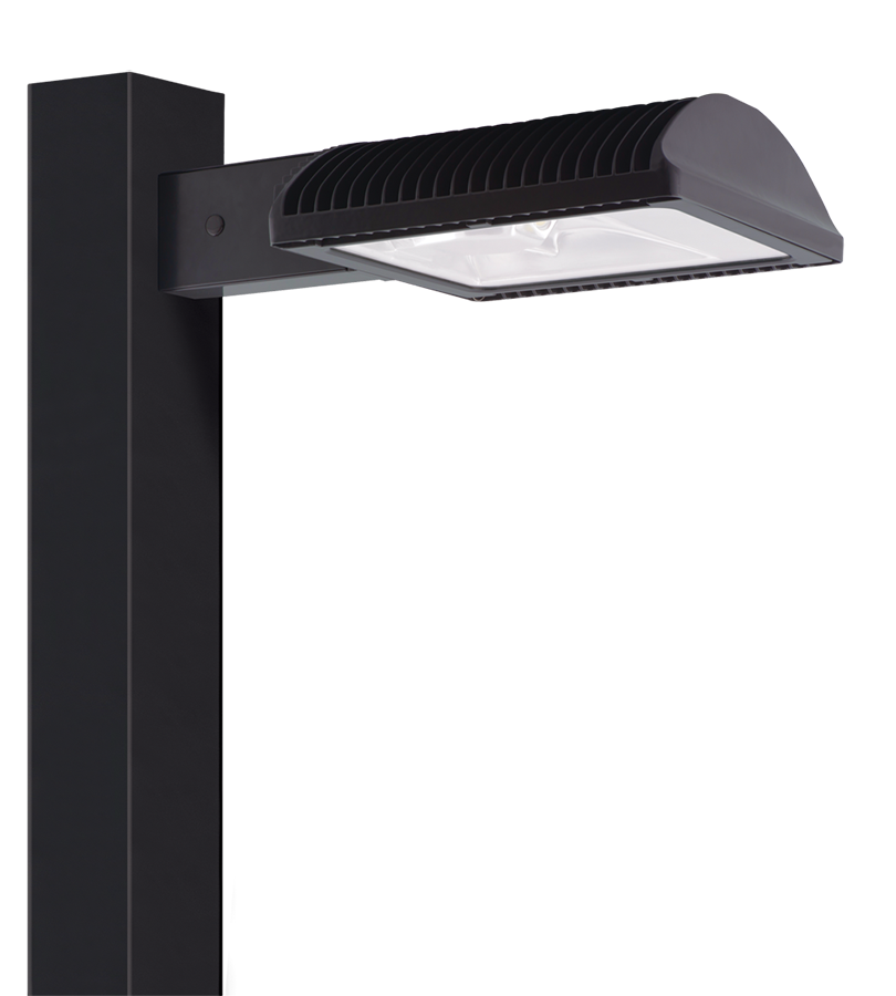 ALED 78W Type IV With 8 Inch Pole Mounting Arm, 5000k, LED, Bronze