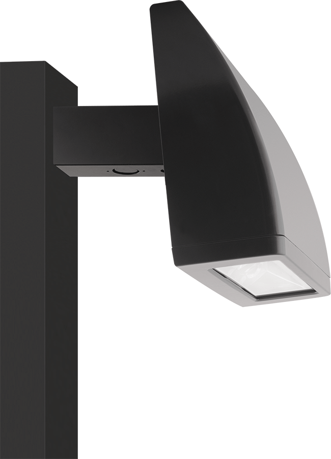 Area Light 104W,Cutoff, 5000k, LED 4 X 26W,480V Electronic, Bronze