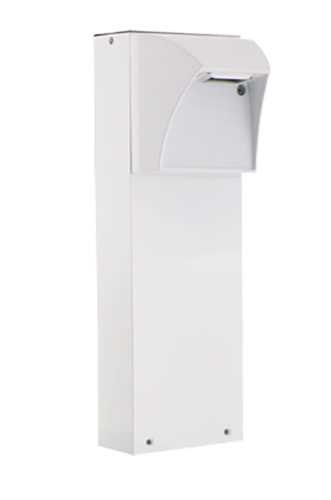 LED Bollard 18 Inch 5W, 3000k with Square SLED, White