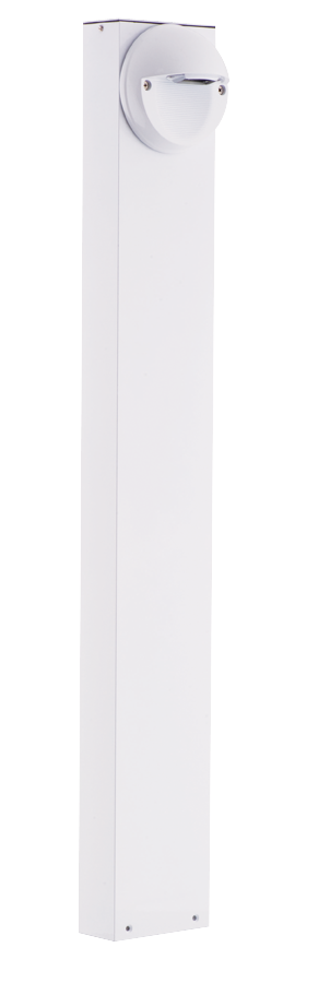 LED Bollard 36 Inch 5W, 4000k with Round SLED, White