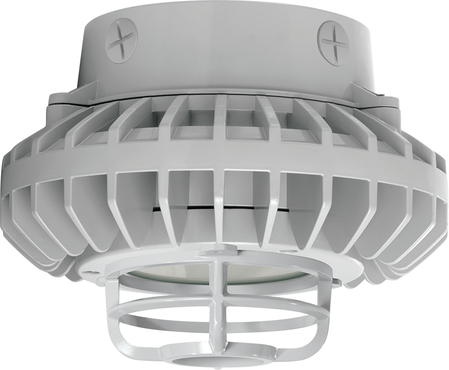 Hazardous, . LED 42W, 5000k, LED Ceiling, Frosted Flat Lens Die Cast Gd