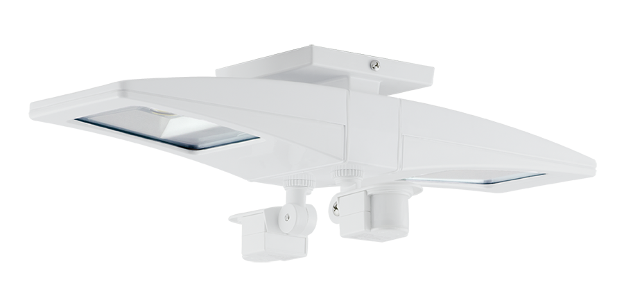 LED Ceiling 2 X 10W, 5000k with 2 Mini Sensors Bilevel, White