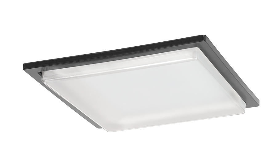 Drop Lens & Door Frame Kit with Screws Vandalprood LED, Bronze