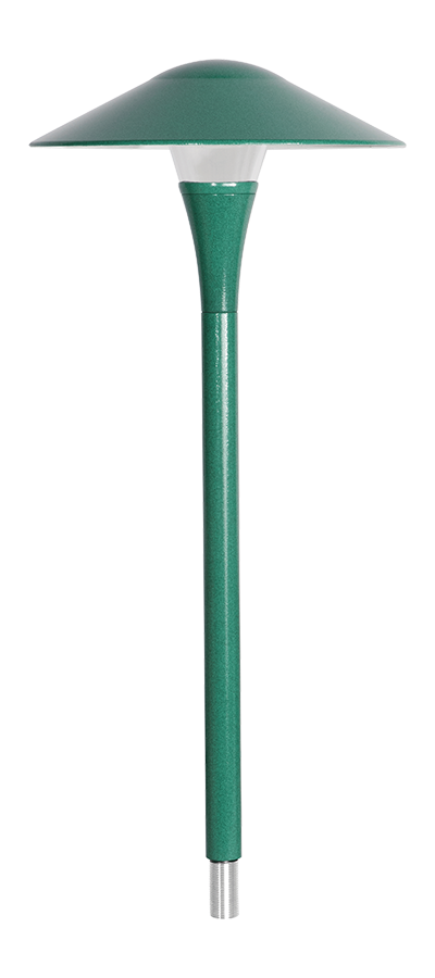 Fern Pagoda 1 Tier Shade 6W,12V Ac, 2700k, Spike8 Verde, Green