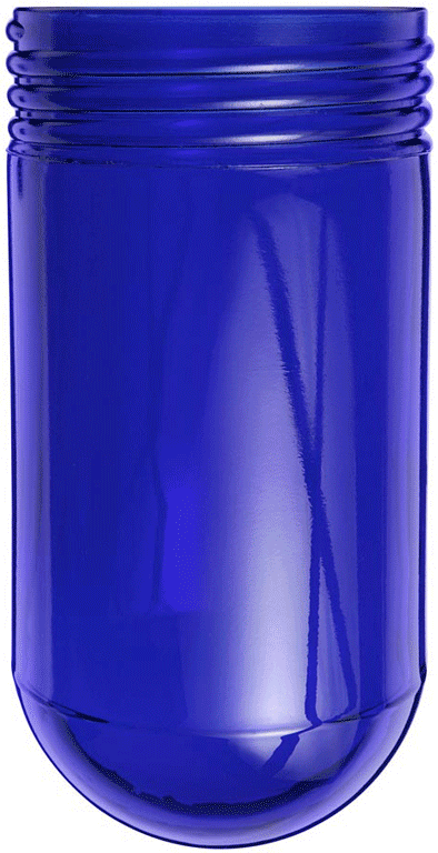 RAB GL100B GLOBE GLASS 100 SERIES BLUE