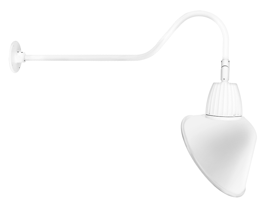 Product image for RAB GN2LED26YACW GOOSE 35" ARM 26W