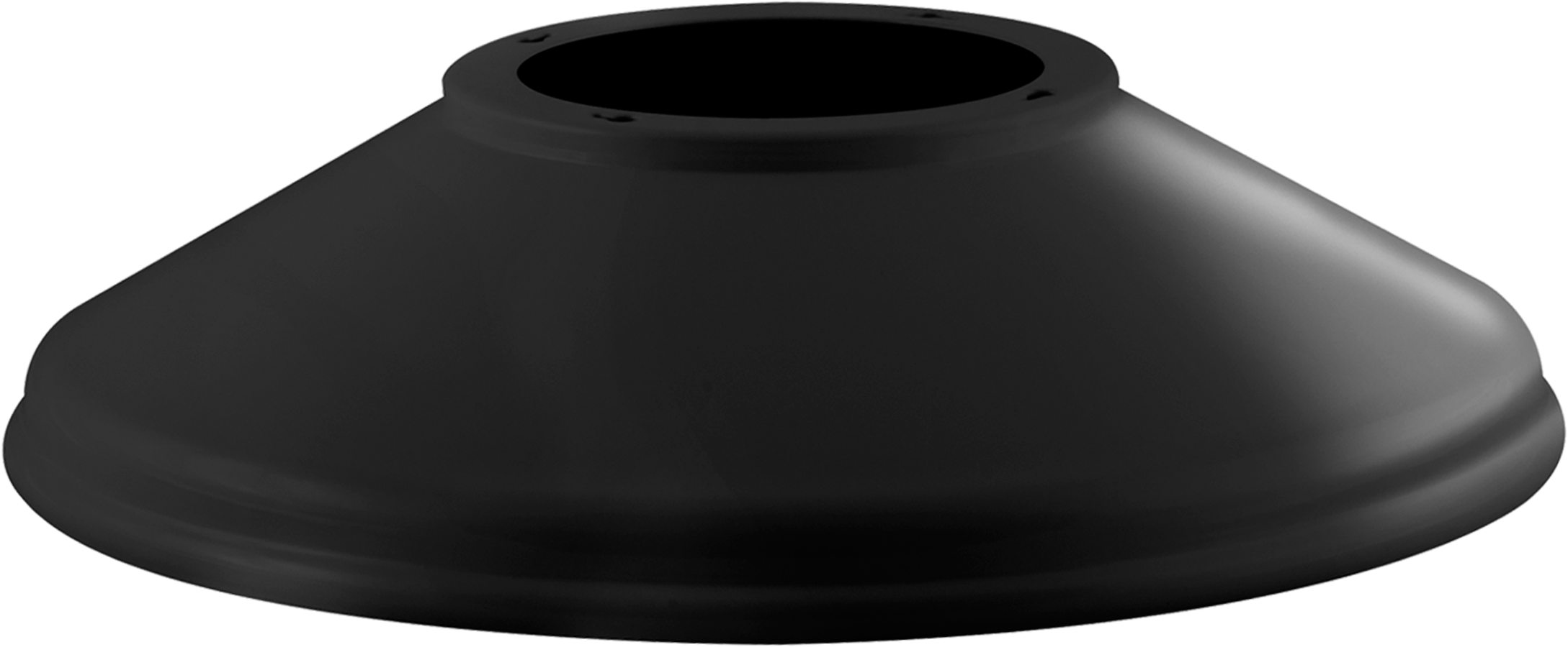 Straight Shade For LED Gooseneck Gooseneck, Black