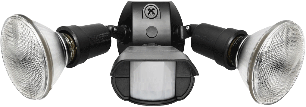 RAB GT500R GOTCHA MOTION SENSOR W/2 PAR HOLDERS & COVER (BLACK) ##(2) 150PARFL BETTER SAME AS ST500R