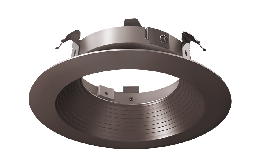 Halite 4 Inch Trim Round Baffle Antique, Bronze