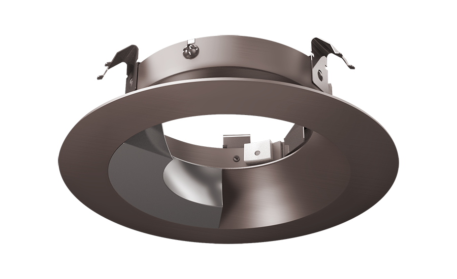 Halite 4 Inch Trim Round Wallwash Antique, Bronze