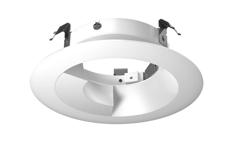 Halite 4 Inch Trim Round Wallwash, White