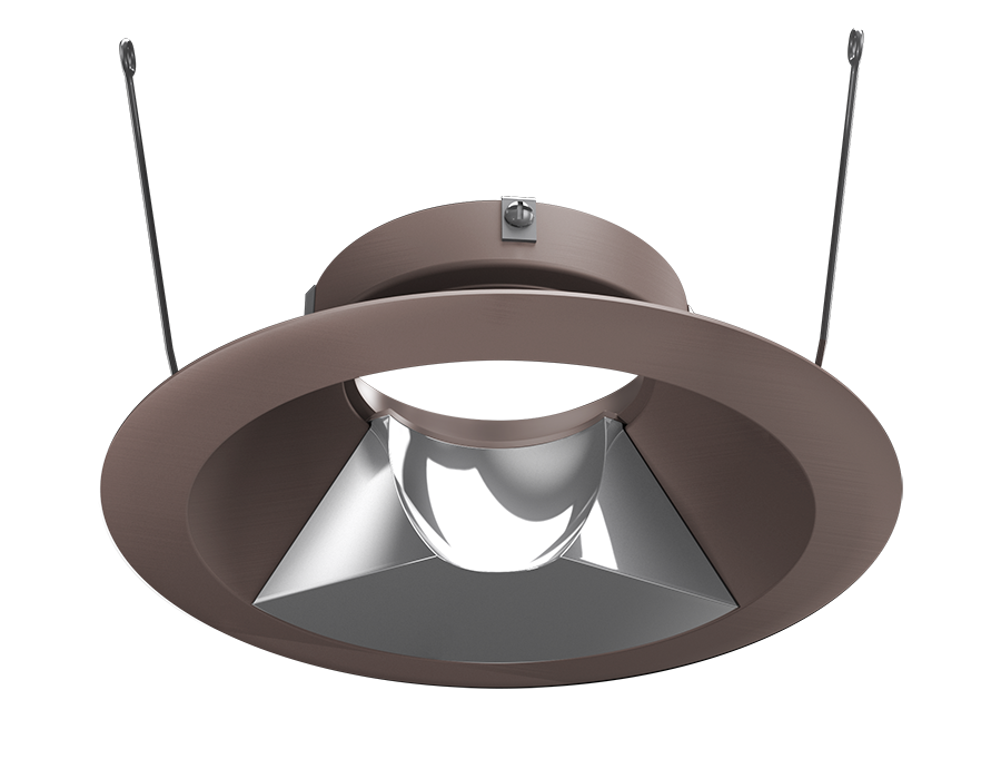 Halite 6 Inch Trim Round Wallwash Antique, Bronze