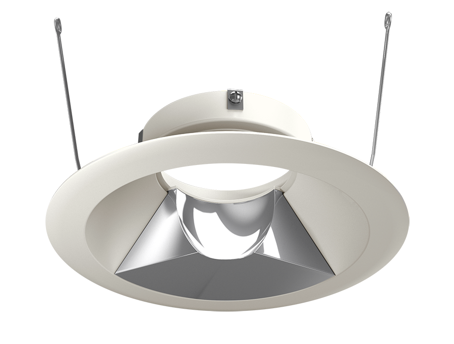 Halite 6 Inch Trim Round Wallwash Satin Nickel