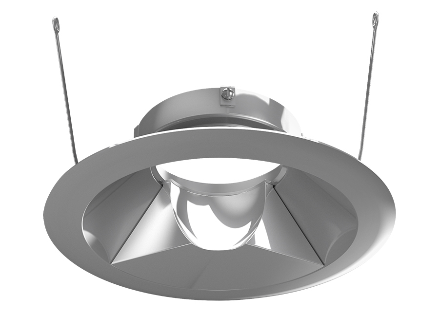 Halite 6 Inch Trim Round Wallwash Semi-Specular