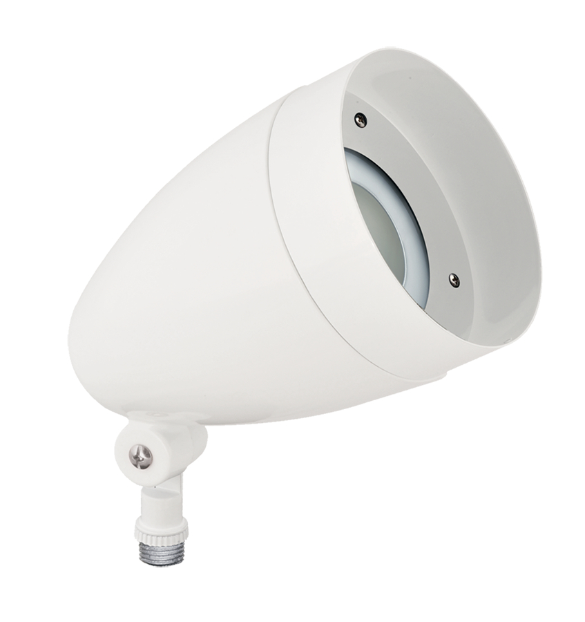 LFlood, 13W, 5000k, LED Bullet with Hood & Lens, White