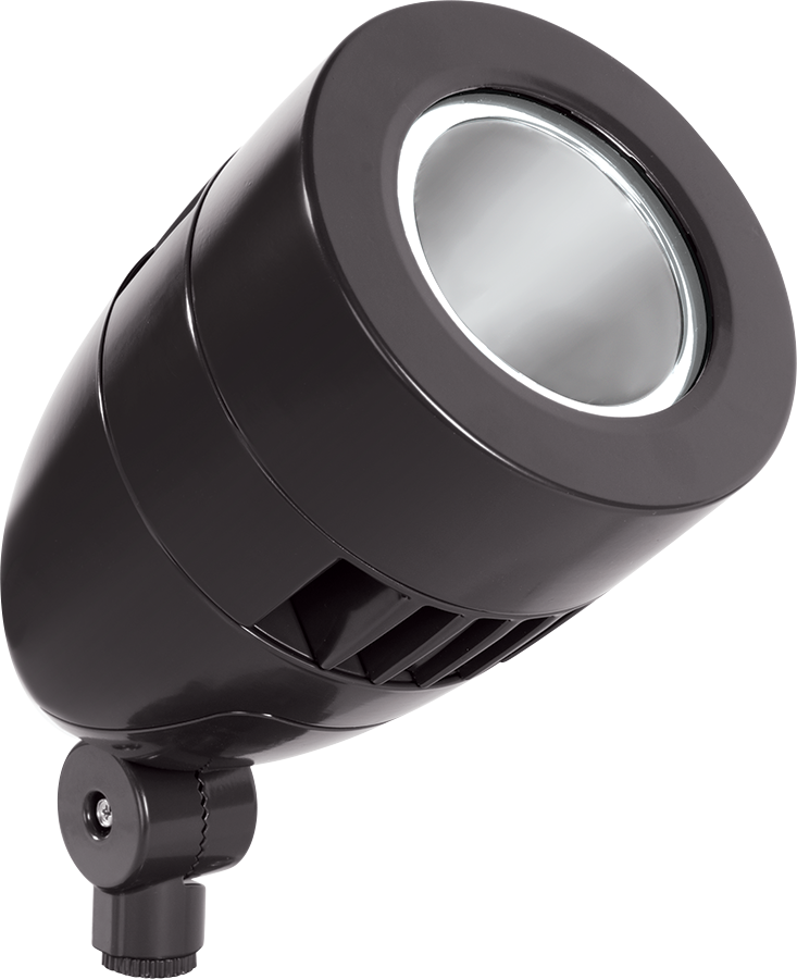 LFlood, 18W, 4000k, LED with Spot Reflector HbLED, Bronze