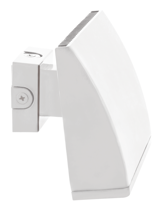 Lpack Wallpack 52W,Cutoff LED, 4000k with 480V Swivel Photocell, White