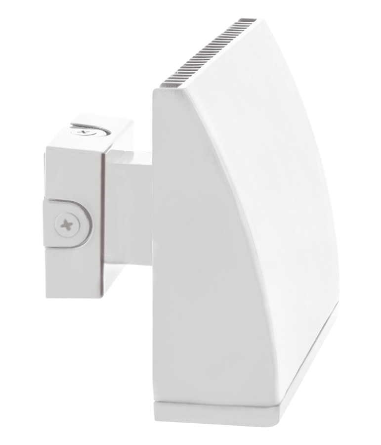 Lpack Wallpack 80W,Full Cutoff, 3000k, LED with 480V Swivel Photocell, White