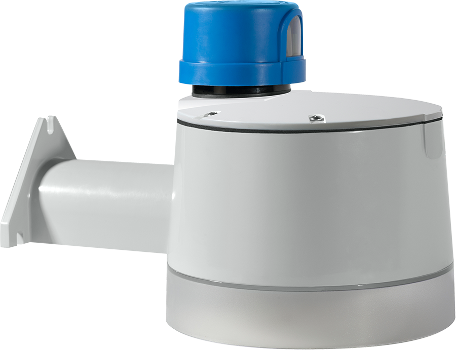 Yardblaster 26W, 5000k, LED, 120V 277V Twistlock Photocell, Silver Gray