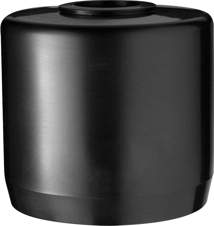 Mighty Cap 3 Inch Fits 2 7/8 Inch Od Pipe, Black