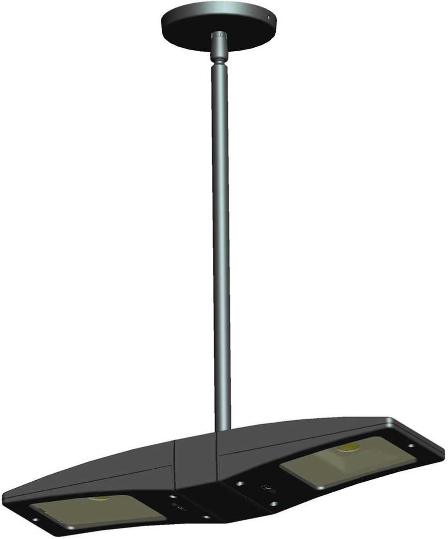 LED Pendant 2 X 13W, 3000k, LED, Bronze