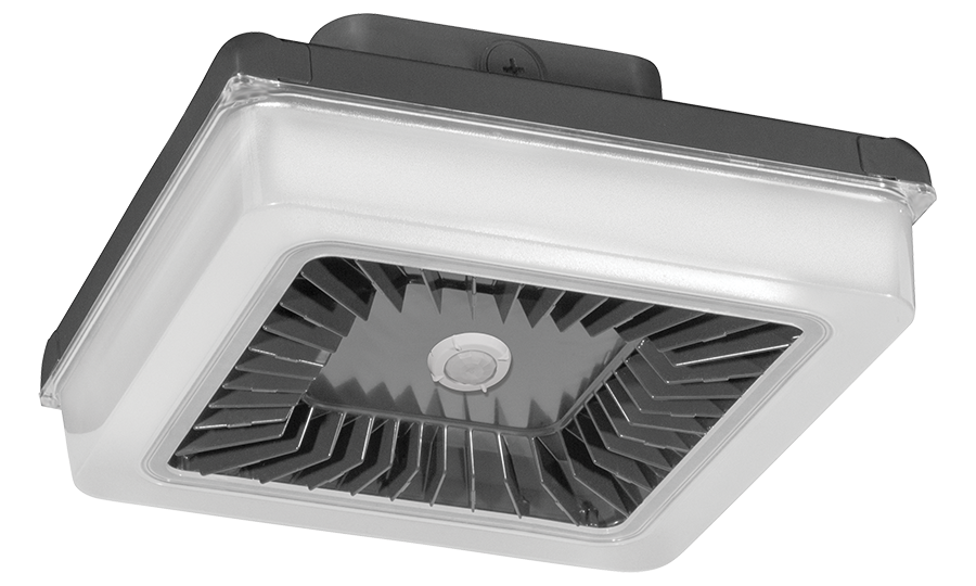 Porto 14 inch, 42W, 3000k, LED 120 277V, Dimmable wattstopper Sensor, Bronze