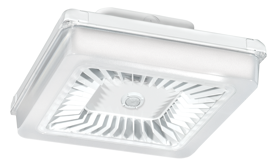 Porto 14 inch, 55W, 5000k, LED 120 277V, Dimmable wattstopper Sensor, White