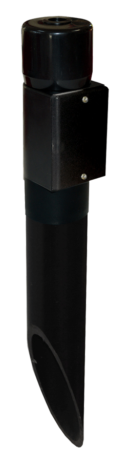 Mighty Post with Adaptor with Blank, Black