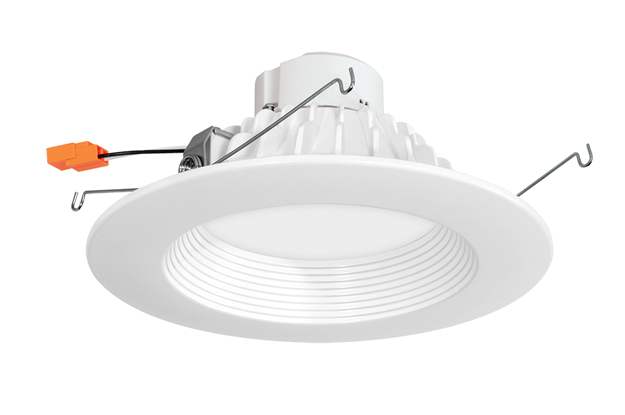 Retrofit Downlight 6 Inch Round 9W, LED, 3500k, White