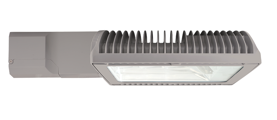 ALED 150W Type IV 8 Inch Pole Arm, 5000k, LED with 120V Swivel Photocell, Roadway Gray