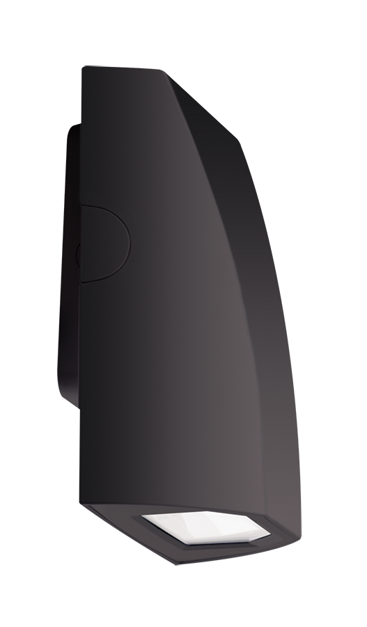 Slim 26W, 5000k, LED 277V photocell Wallmount, Bronze