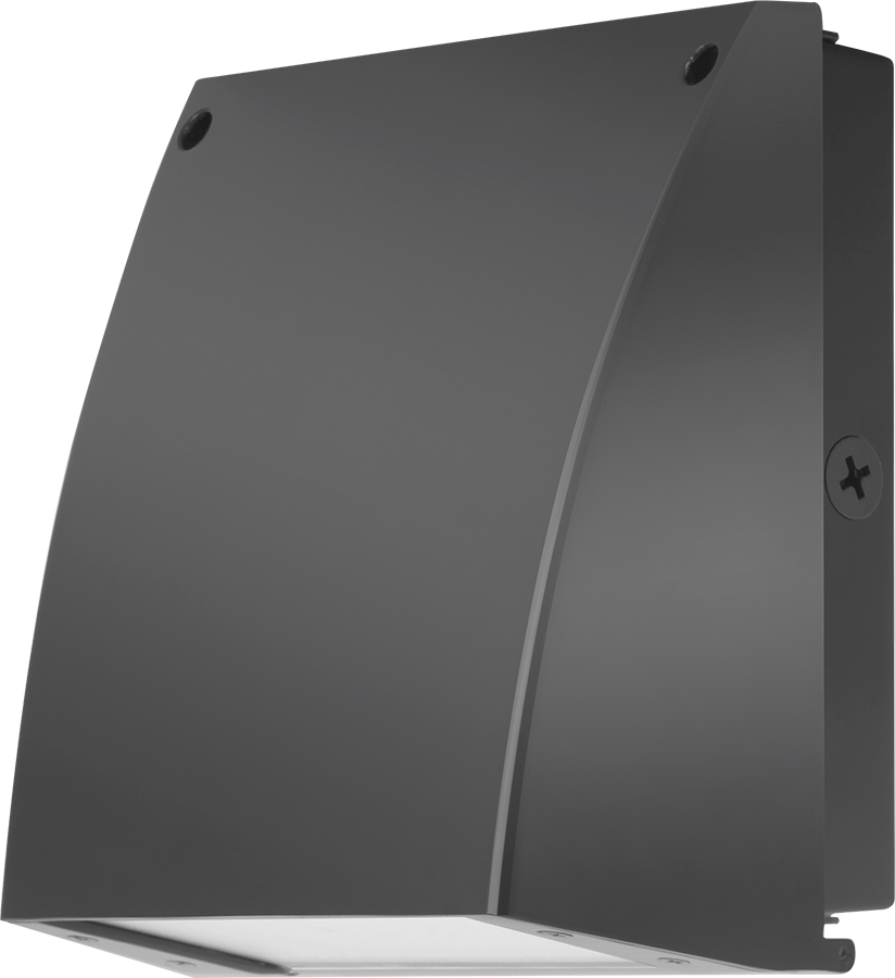 Slim Wallpack 37W, 4000k, LED 120V photocell, Bronze Wp1