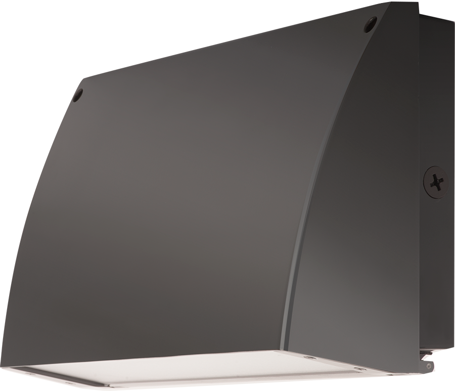 Slim Wallpack 57W, 5000k, LED 120 To 277V, Bronze Wp2