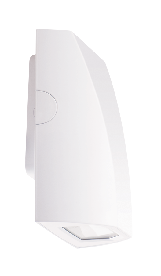 Slim 18W, 4000k, LED 277V photocell Wallmount, White