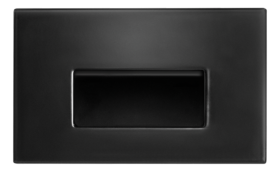 Steplight Recessed Horizontal 3W,120V, 4000k, Black