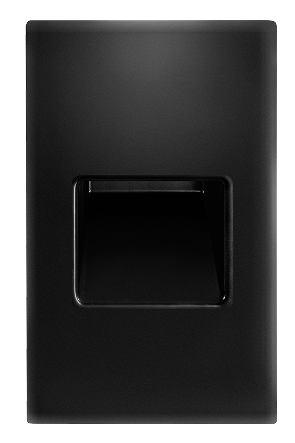 Steplight Recessed Vertical 3W,120V, 2700k, Black
