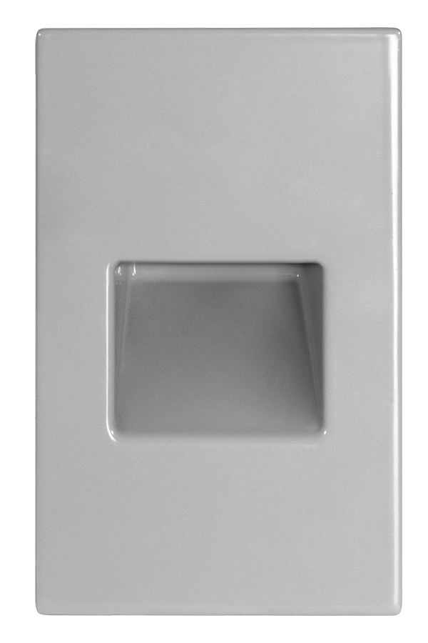 Steplight Recessed Vertical 3W,120V, 2700k, Silver