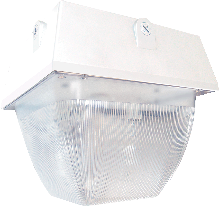 Vandalproof 12 Inch X 12 Inch Ceiling 3 X 32W,CFL Qt, White