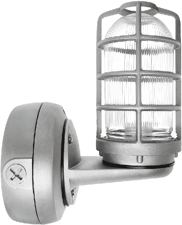 Vp CFL Ceiling Up light 13W,Qt 1/2 Inch Wall bracket Fr Globe& Guard