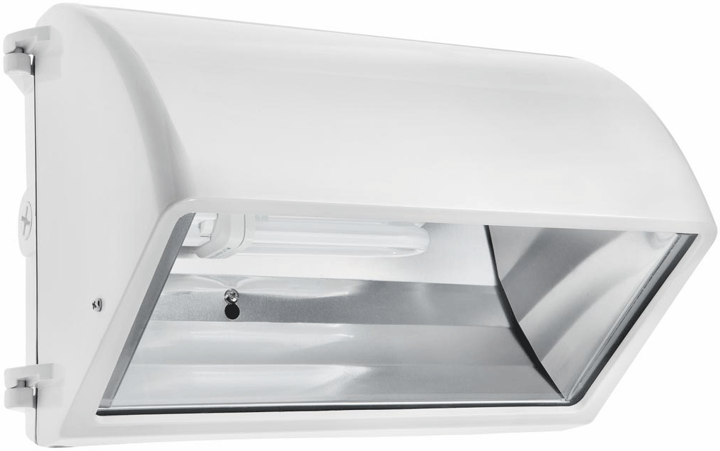 Wallpack 100W,Mh Qt HPF Cutoff And Lamp, White