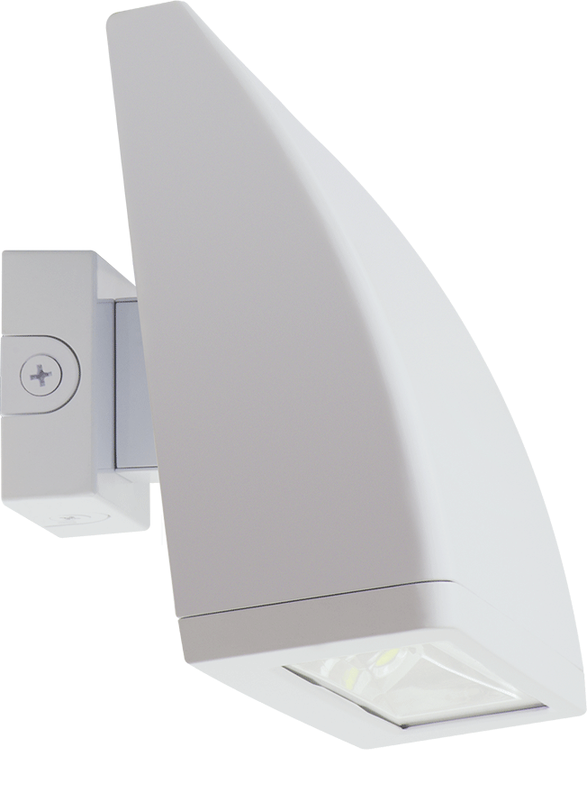Wall Pack 104W,Cutoff, 4000k, LED 120V Swivel Photocell, White