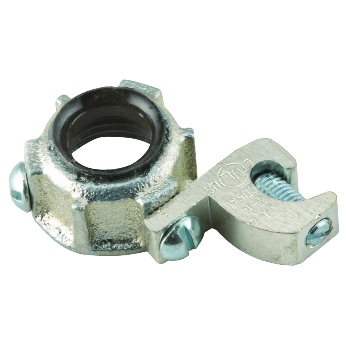 150 Degrees Insulated Grounding Bushings Lay-in Lug Malleable Iron, 1/2 In.Trade Size