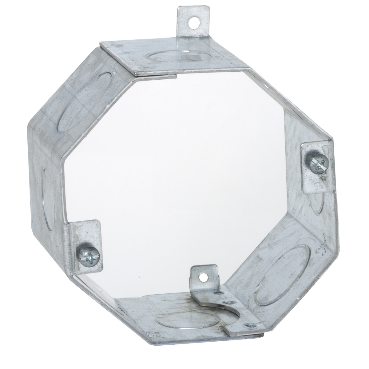 Product image for Raco 271 Concrete Ring, Welded, 2-1/2" Deep, Single Row 1/2" & 3/4" KO's