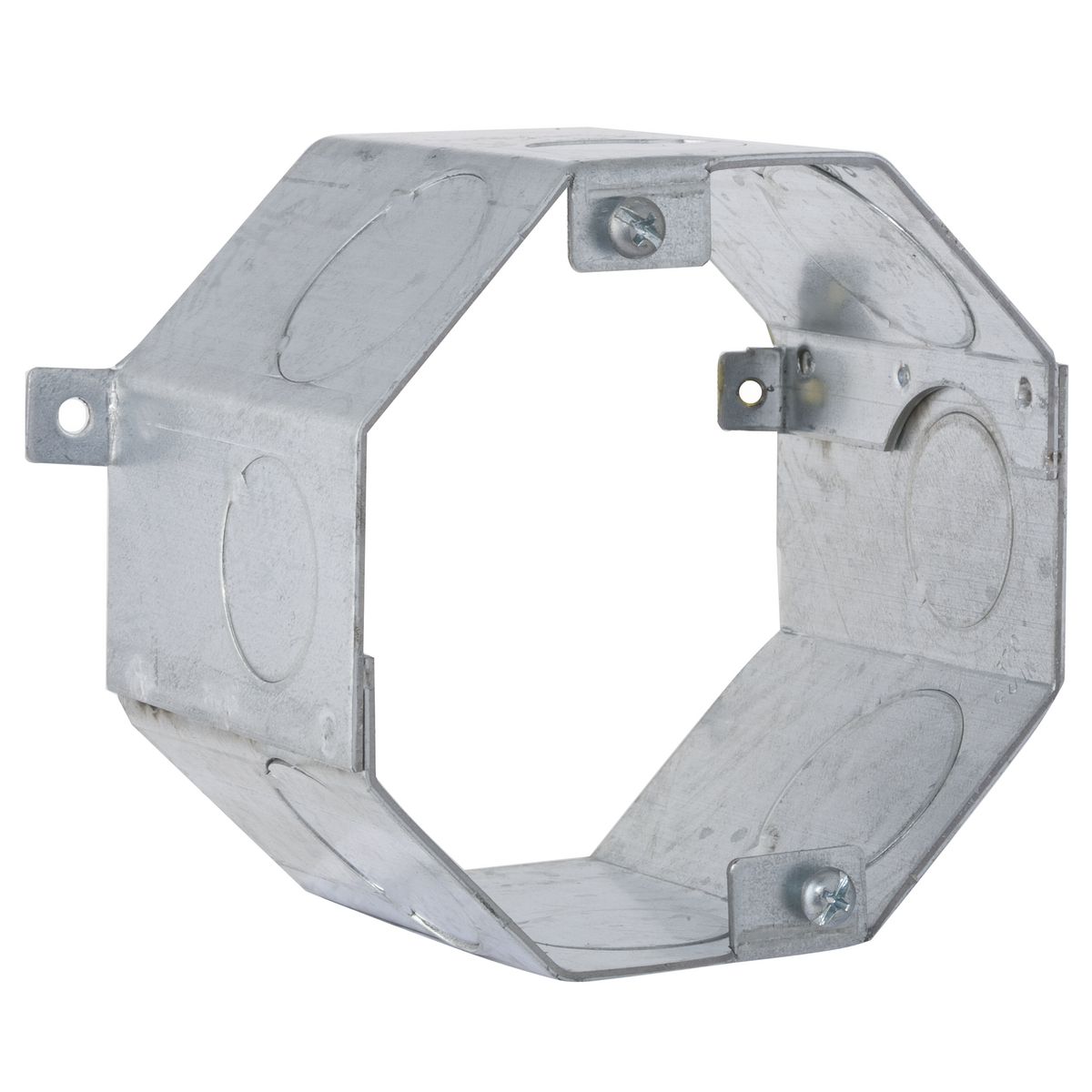 Product image for Raco 277 Concrete Ring, Welded, 3" Deep, Single Row 3/4" & 1" KO's