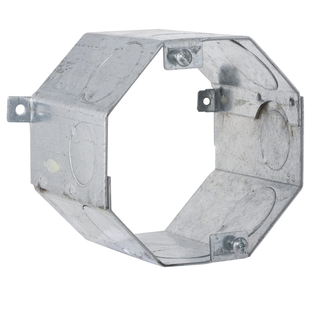 Product image for Raco 278 Concrete Ring, Welded, 3-1/2" Deep, Single Row 3/4" & 1" KO's