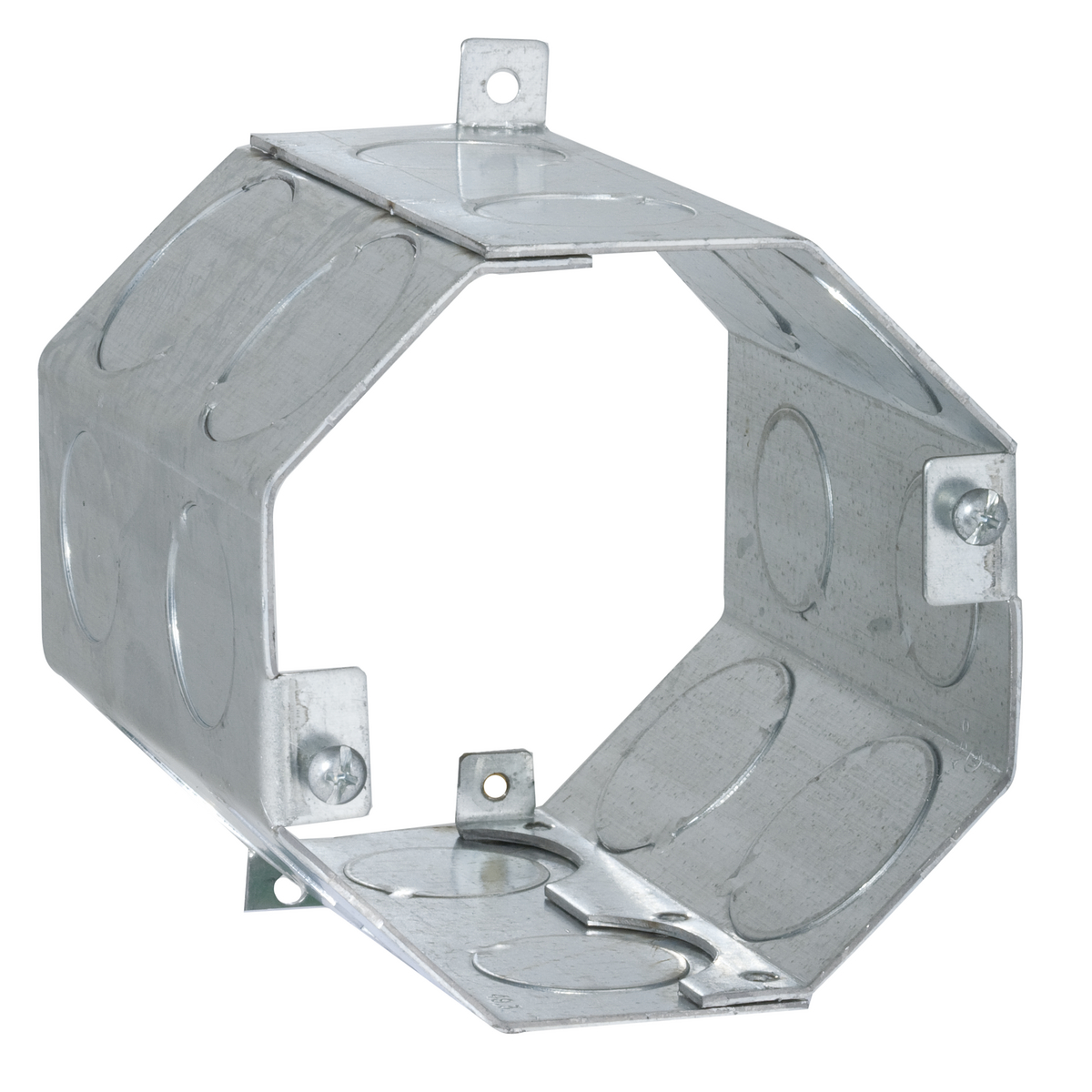 Product image for Raco 279 Concrete Ring, Welded, 4" Deep, Double Row 3/4" & 1" KO's