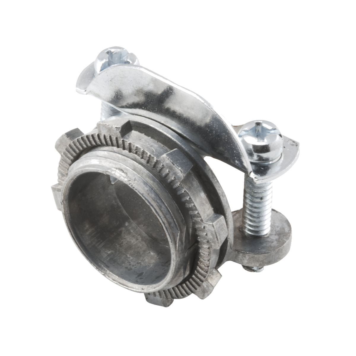 Clamp Type Connectors For Oval Cable, Die Cast Zinc, 1-1/4 In. TradeSize