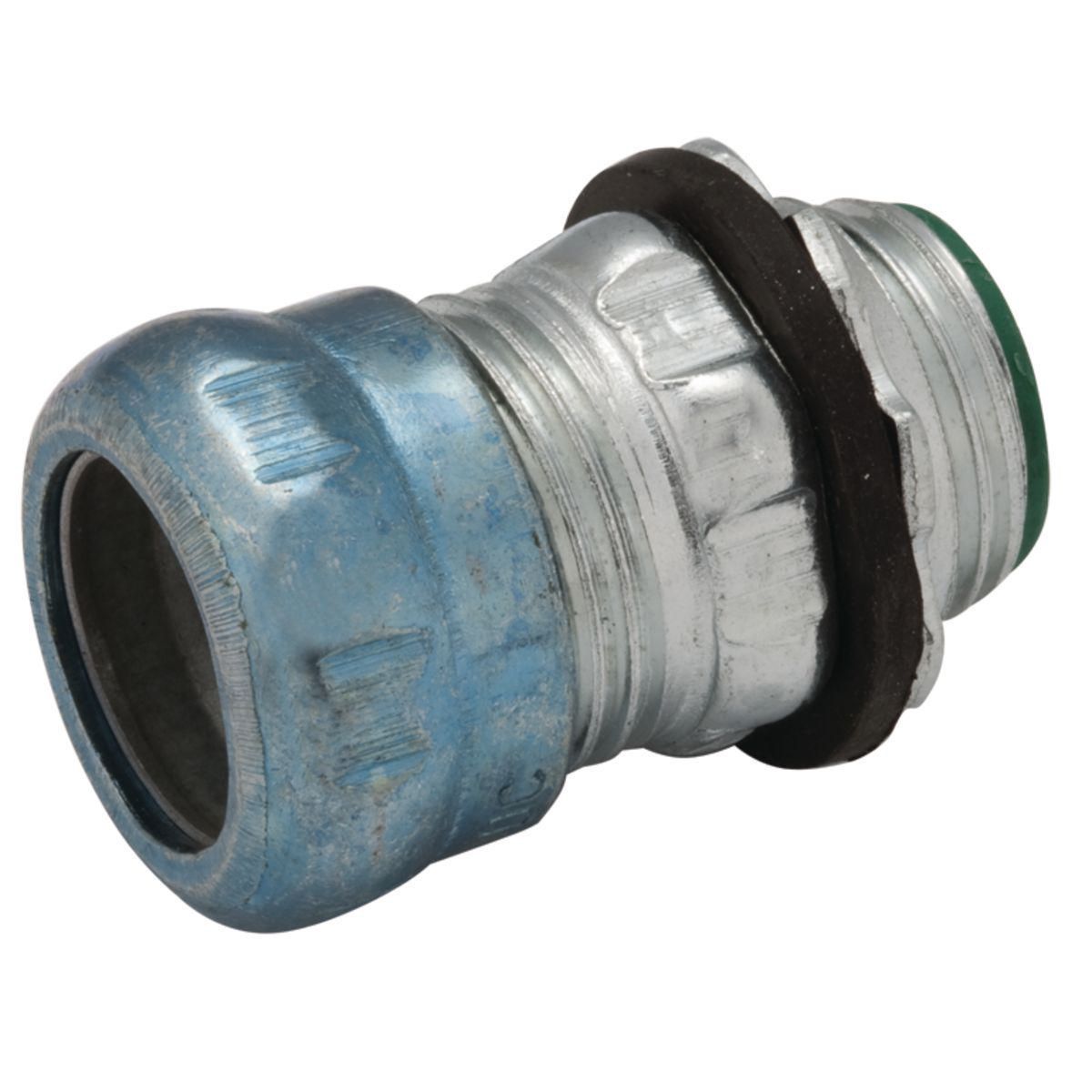 Compression Insulated Connectors, Raintight Steel, 3/4 In. Trade Size