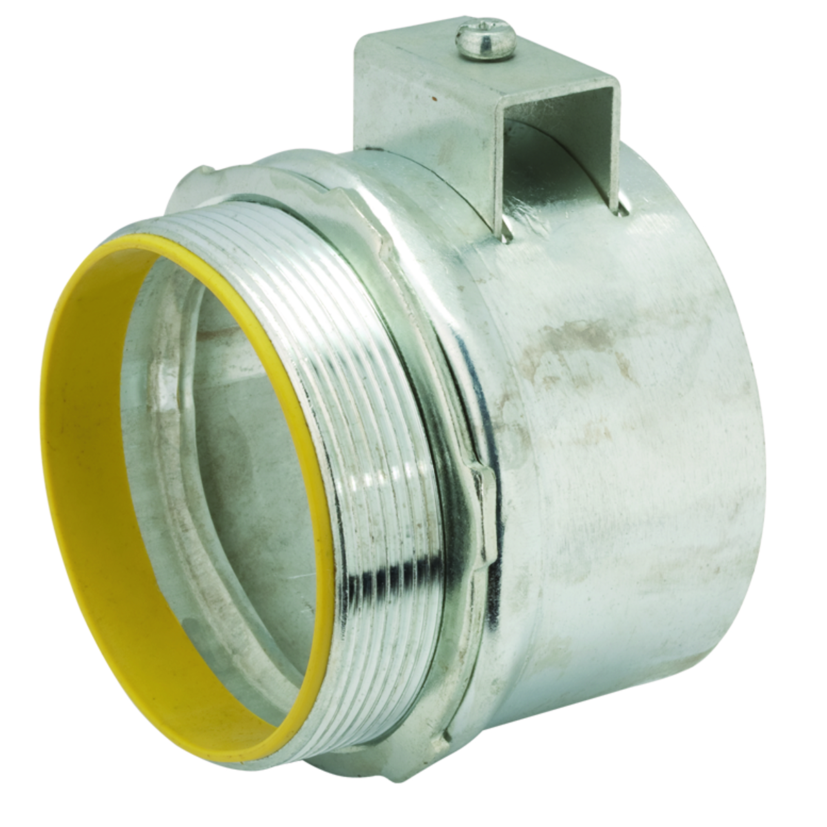 Straight Double Bite Saddle Connectors Steel, 4 In. Trade Size