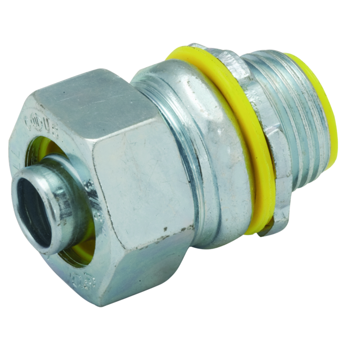 Product image for Raco 3518 2" Straight Liquidtight Connector, Insulated, Malleable Iron